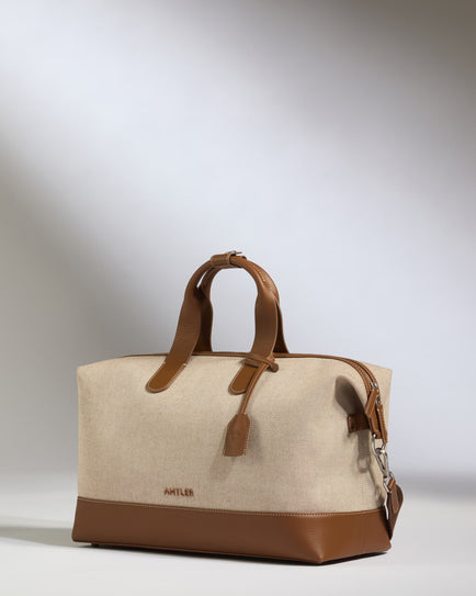 Heritage Overnight Bag in Natural