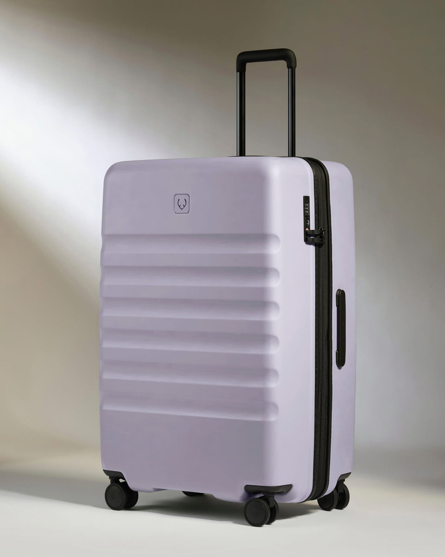 Large Luggage in Meadow Purple - Icon Stripe