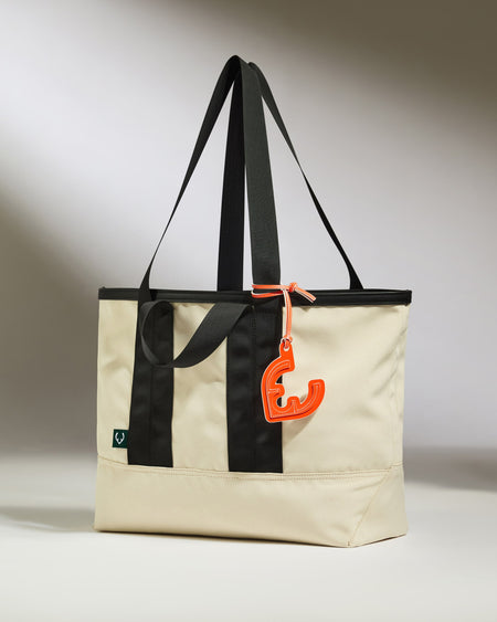 Leather Bag Charm in Coral - Summer Capsule