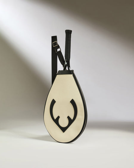Tennis Racket Cover in Cream - Summer Capsule