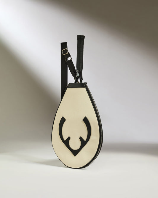 Tennis Racket Cover in Cream - Summer Capsule