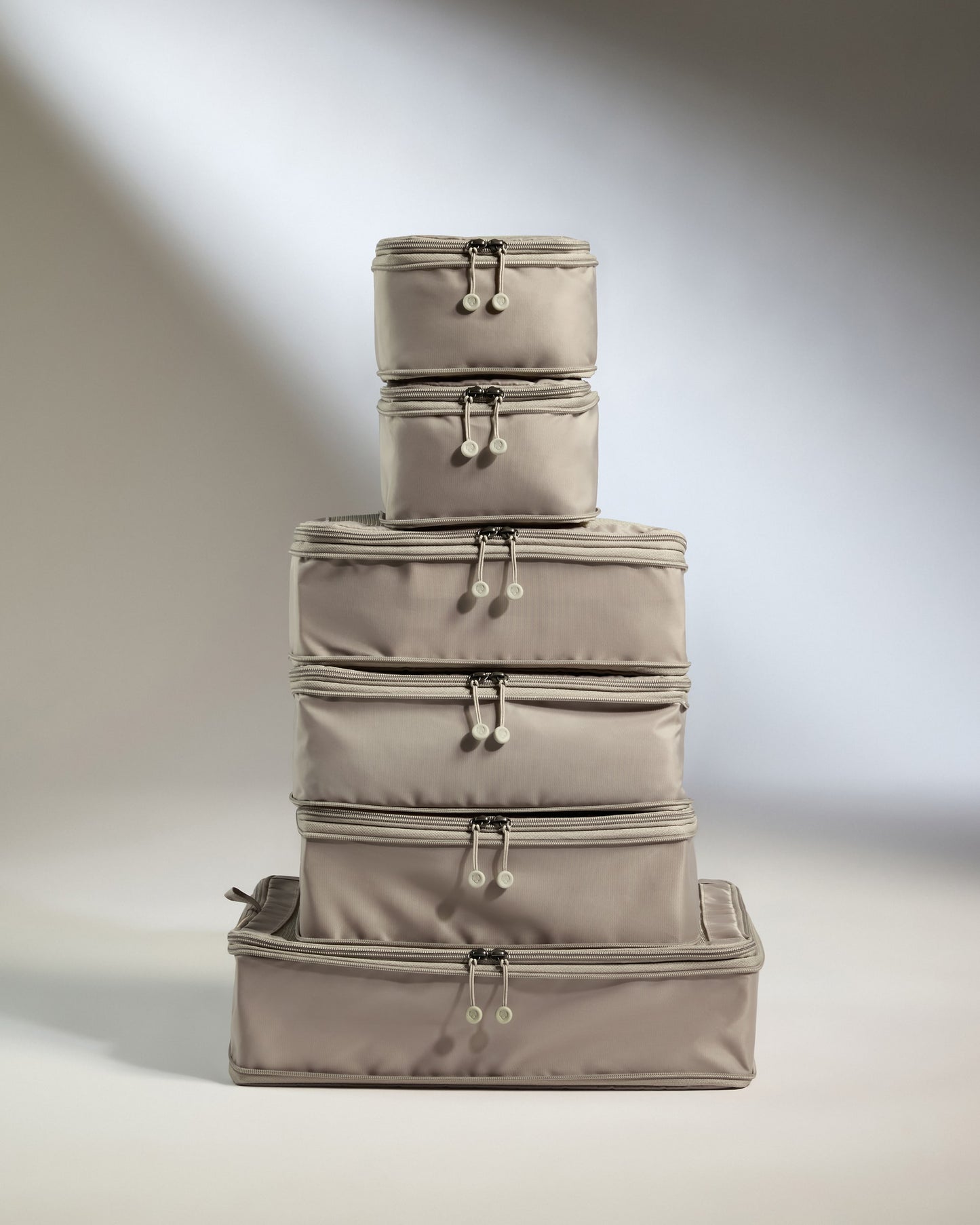 Packing Cubes in Taupe - Set of 6