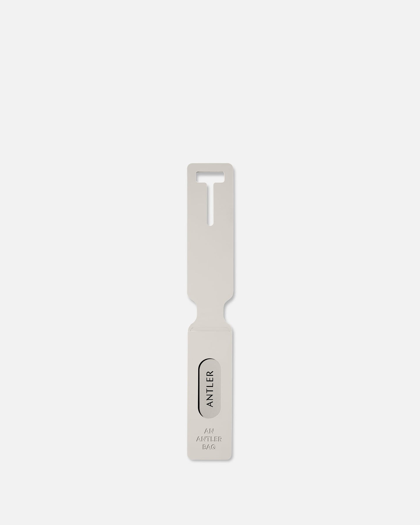 Luggage Tag in Taupe