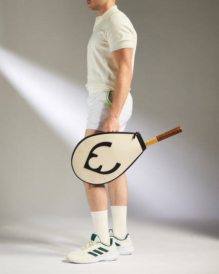 Tennis Racket Cover in Cream - Summer Capsule