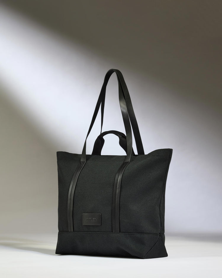 Antler Weave Shopper in Black