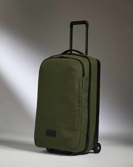 Antler Weave Wheeled Duffel in Olive Green