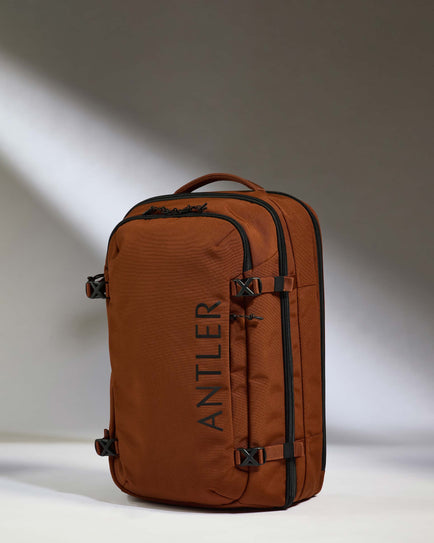 Discovery 60L Hybrid Duffle Backpack in Clay Brown