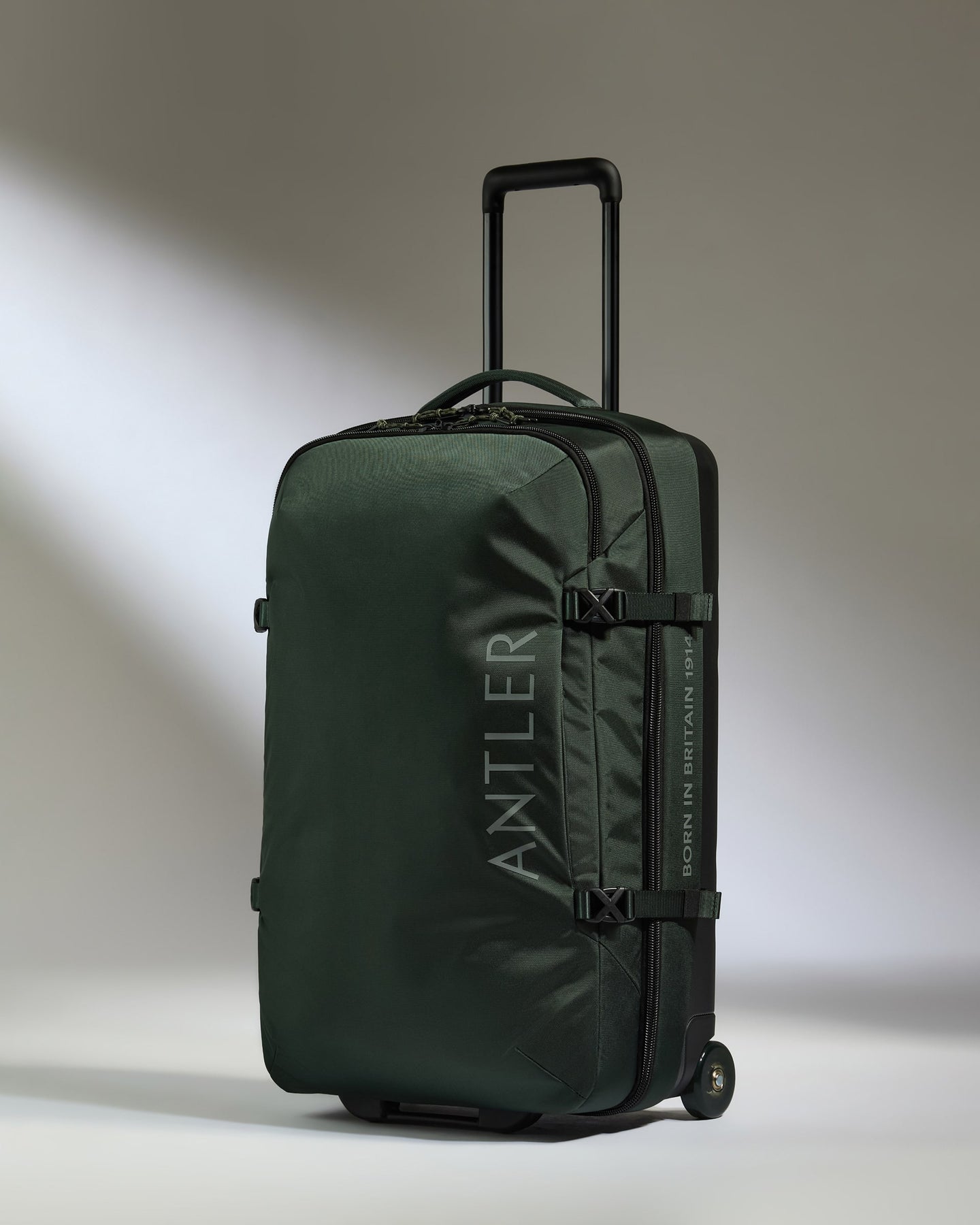 Discovery Wheeled Duffel in Dark Forest Green