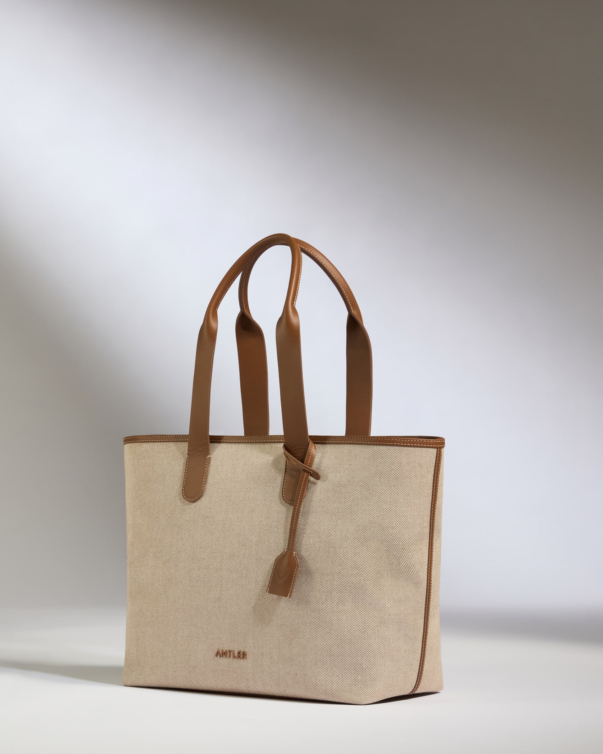 Heritage Tote Bag in Natural Beige – Antler USA