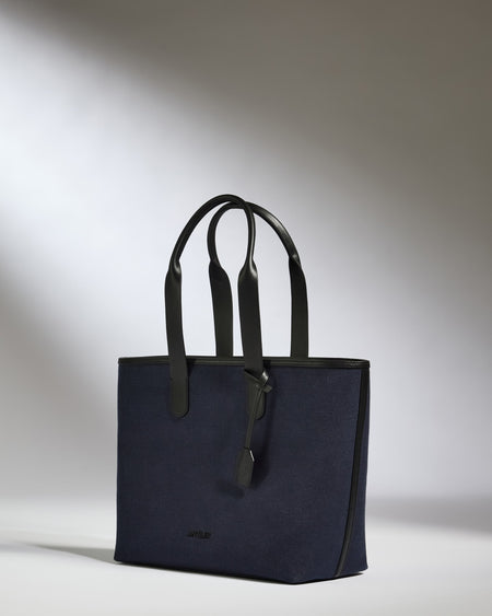 Heritage Tote Bag in Navy