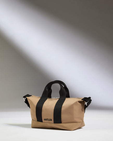 Icon Mini Crossbody Bag in Sand