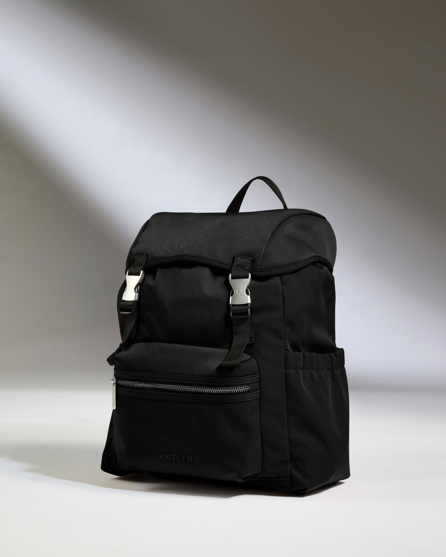 Icon Drawstring Backpack in Black