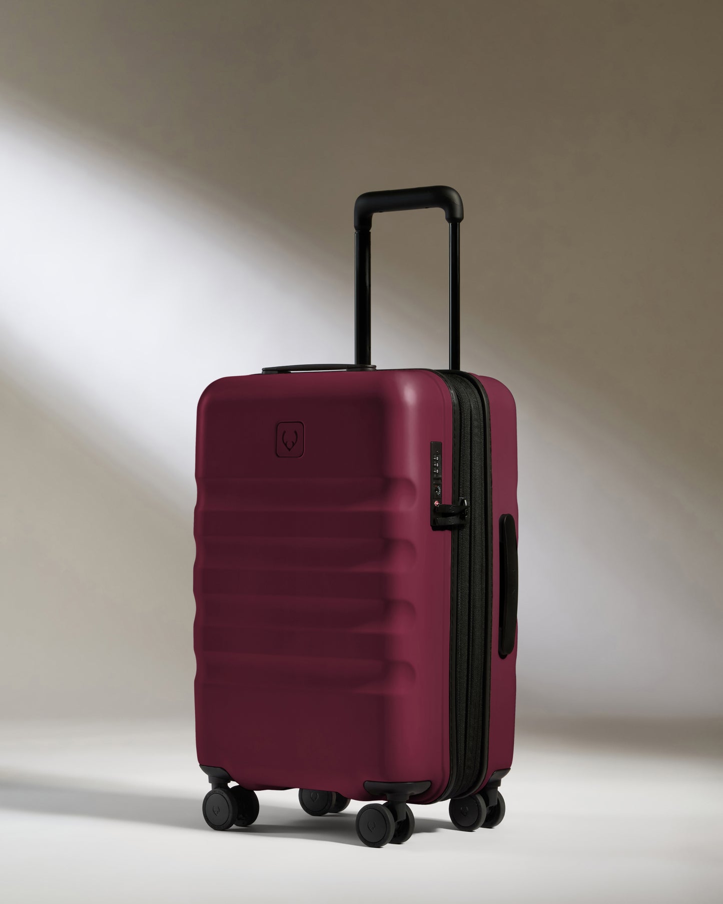 Icon Stripe Set with Expander Carry-On in Heather Purple