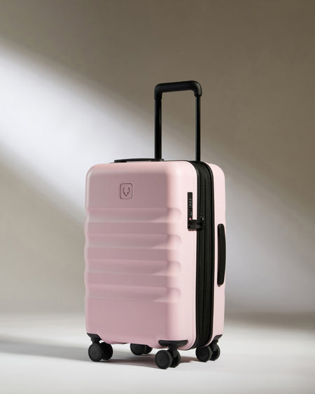 Icon Stripe Carry-On with Expander in Moorland Pink