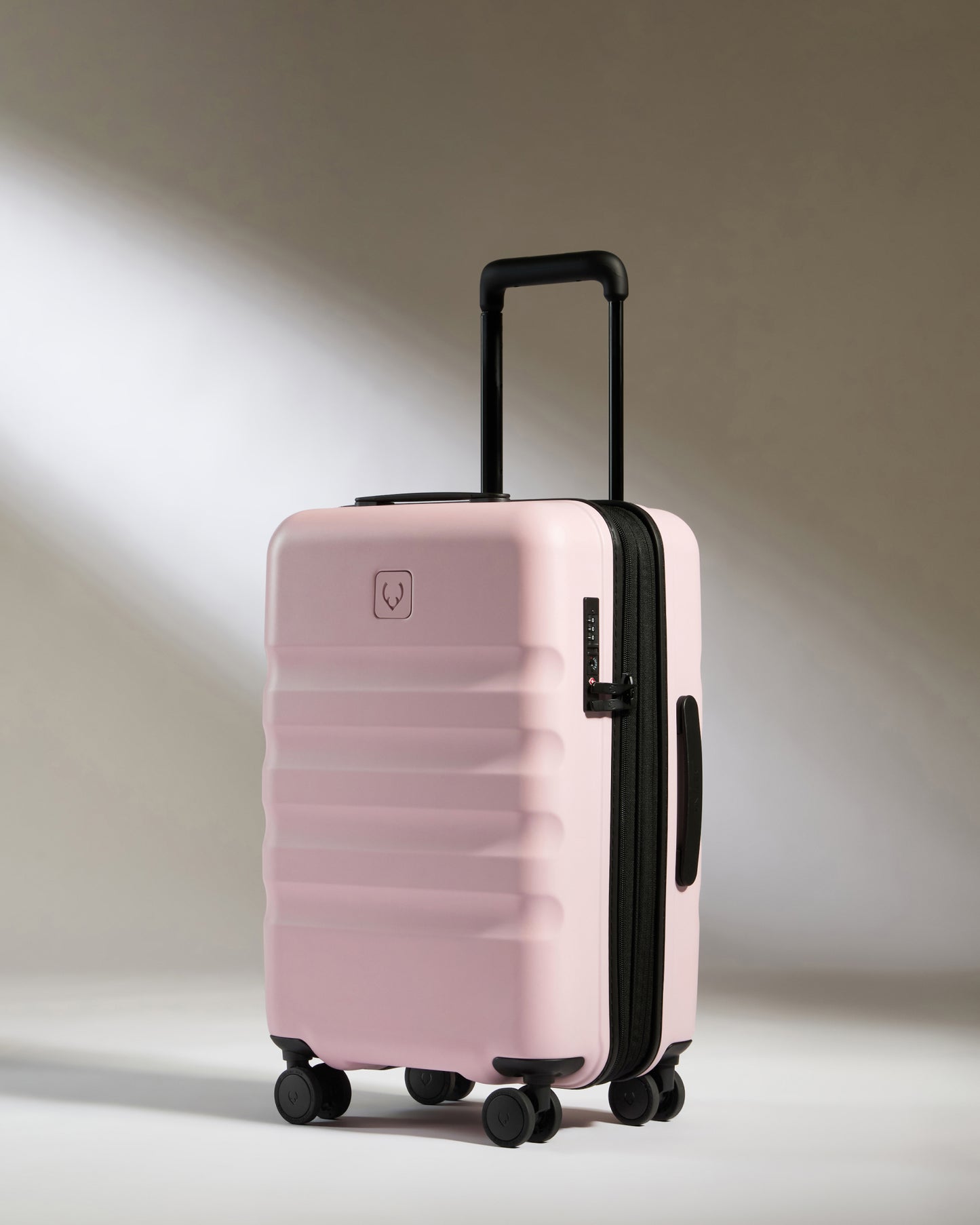 Icon Stripe Set with Expander Carry-On in Moorland Pink