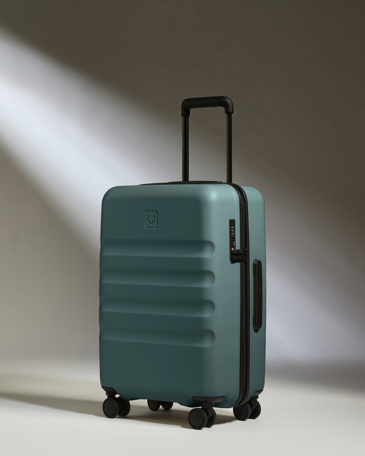 Large Carry-on Luggage in Glade Blue - Icon Stripe