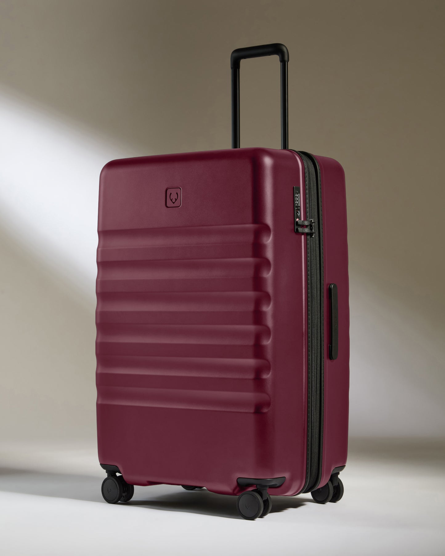 Icon Stripe Set with Biggest Carry-On in Heather Purple