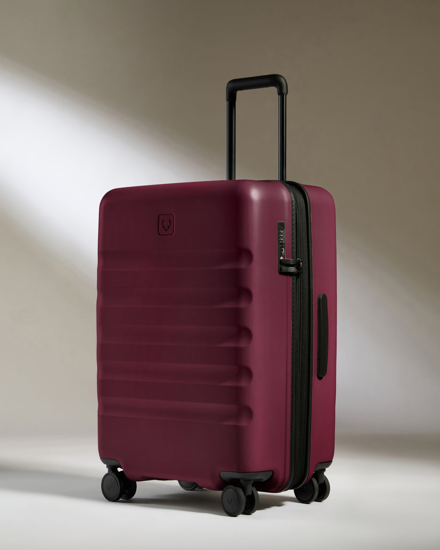 Icon Stripe Set with Biggest Carry-On in Heather Purple