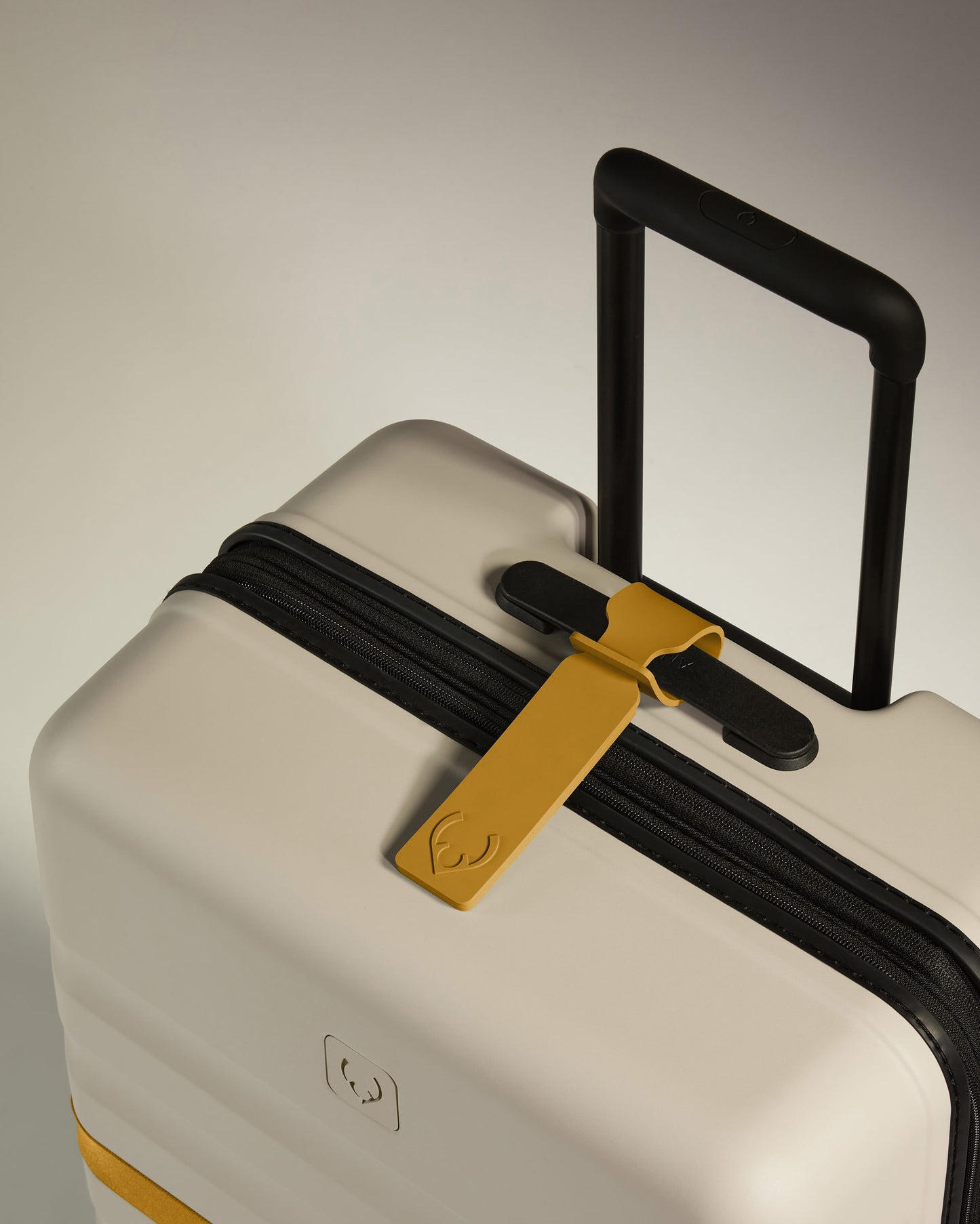 Luggage Tag in Mustard Yellow