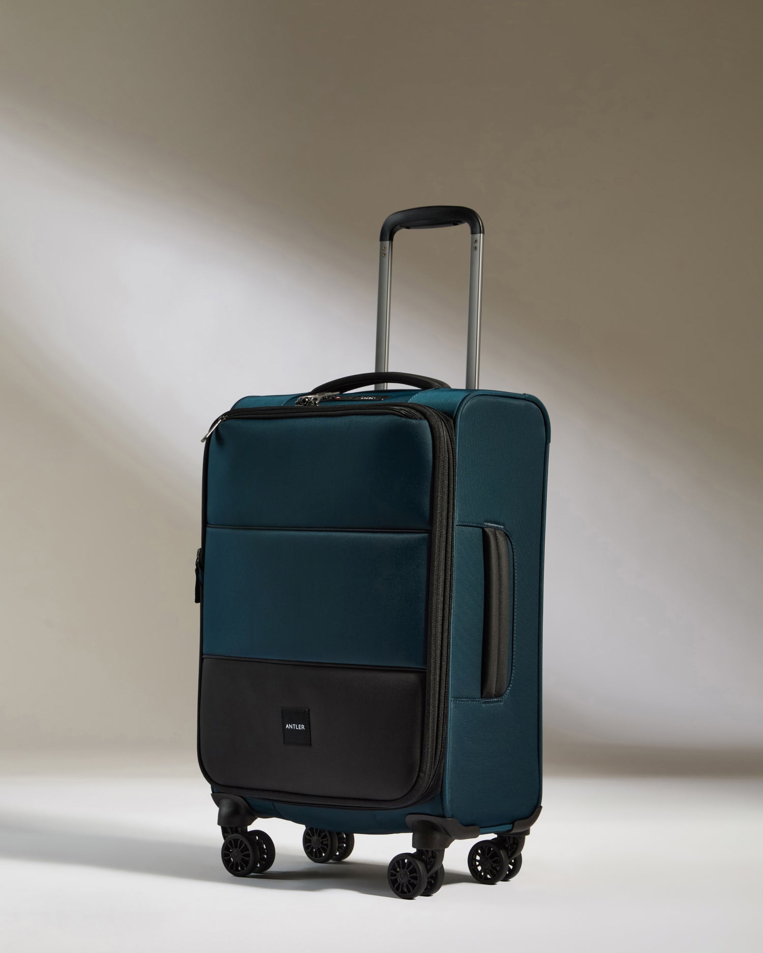 Lightest Carry-on Luggage in Navy - Soft Stripe | Soft Suitcase