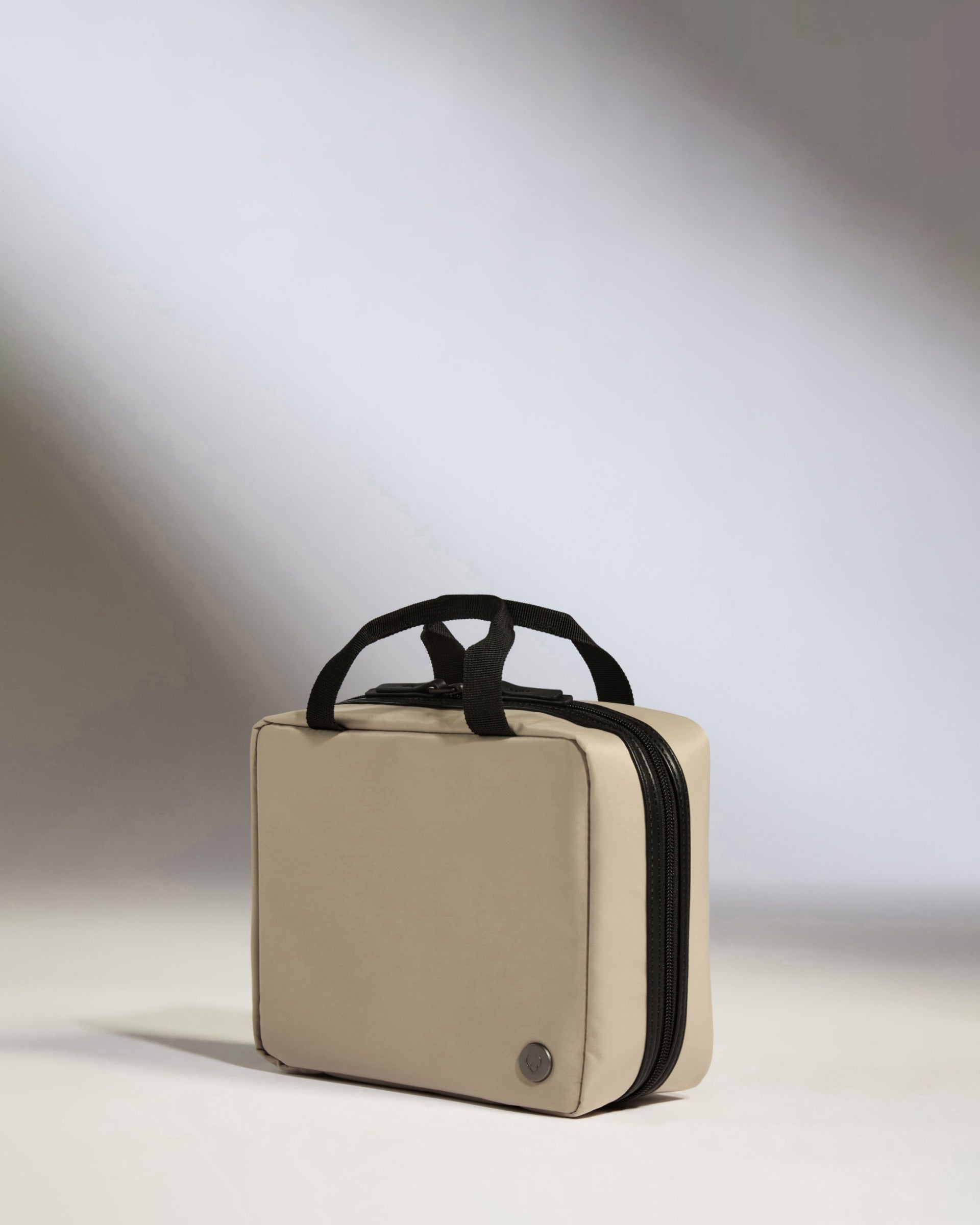 Hanging Toiletry Bag in Taupe