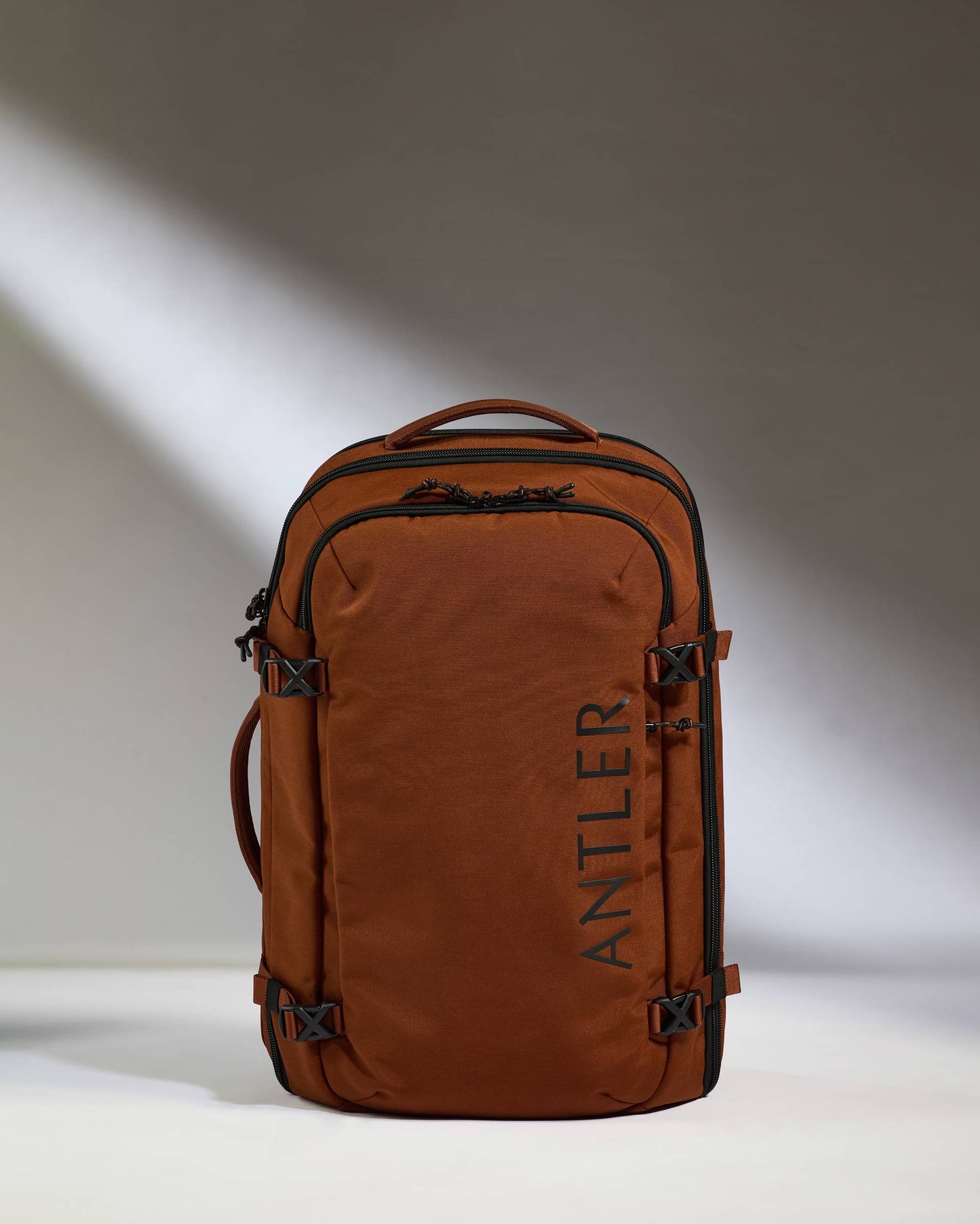 Discovery 60L Hybrid Duffle Backpack in Clay Brown