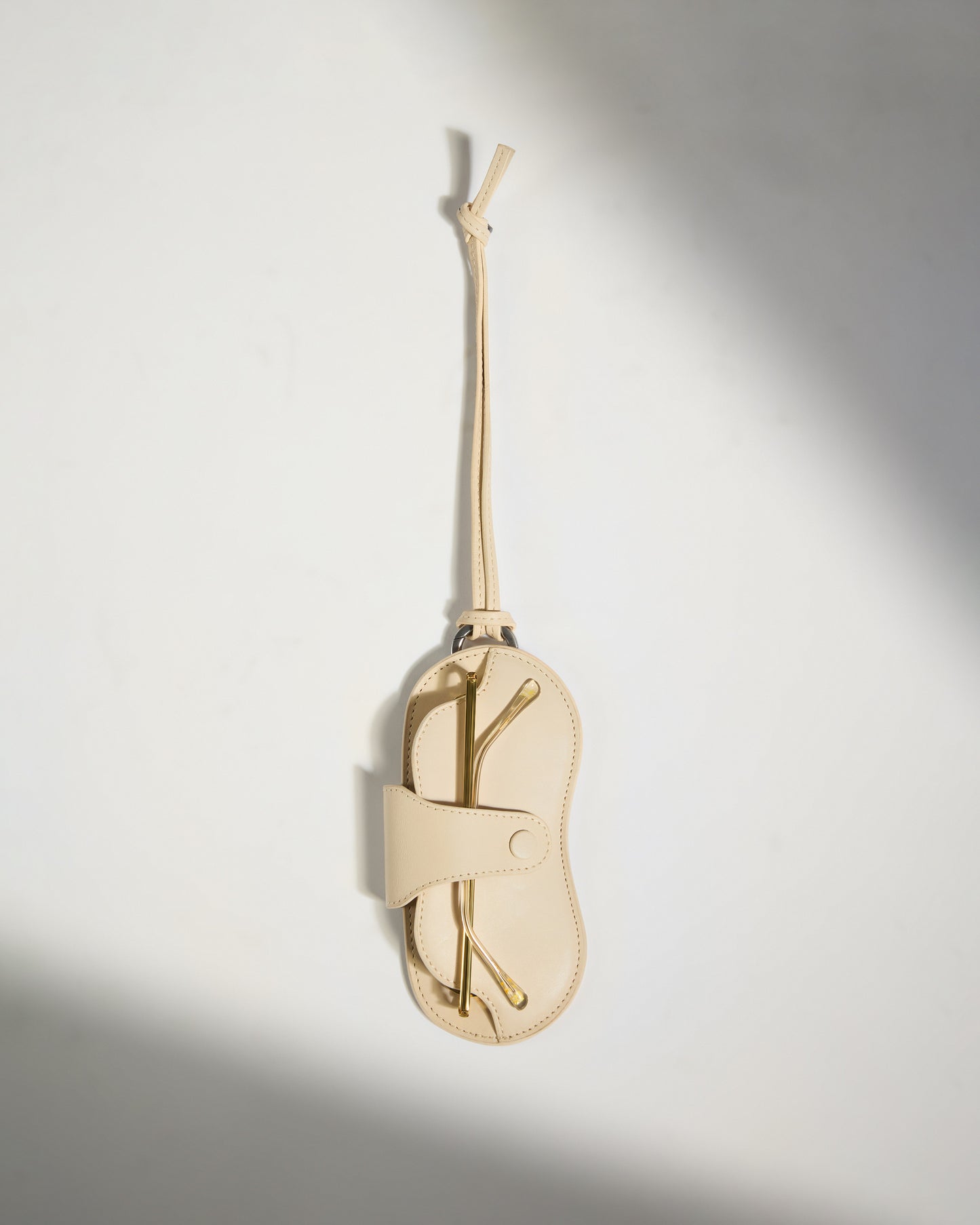 Leather Sunglasses Case in Cream - Summer Capsule