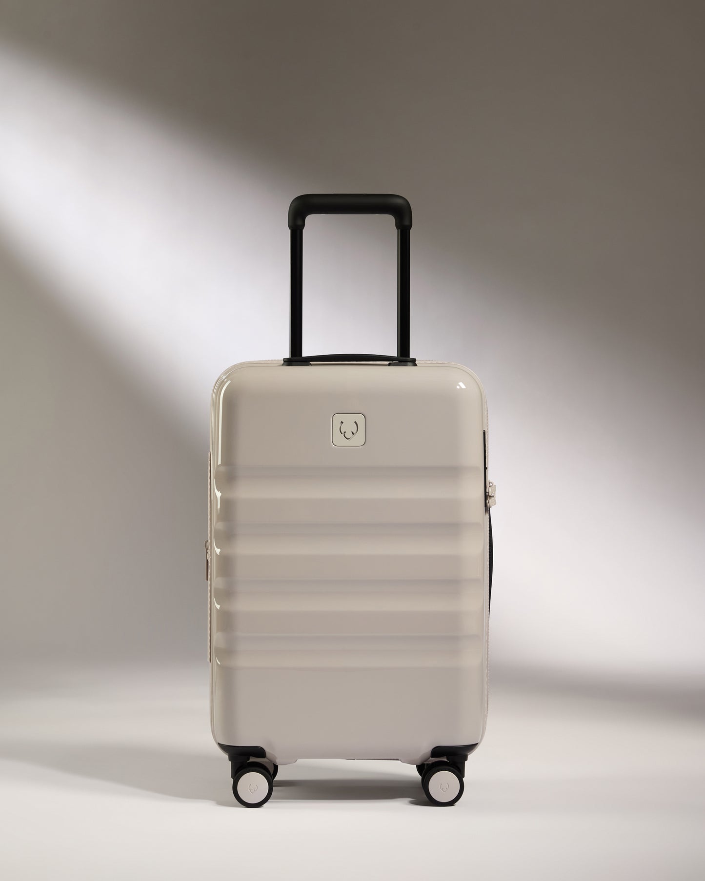 Expandable Carry-on Luggage in Taupe Gloss - Icon Stripe