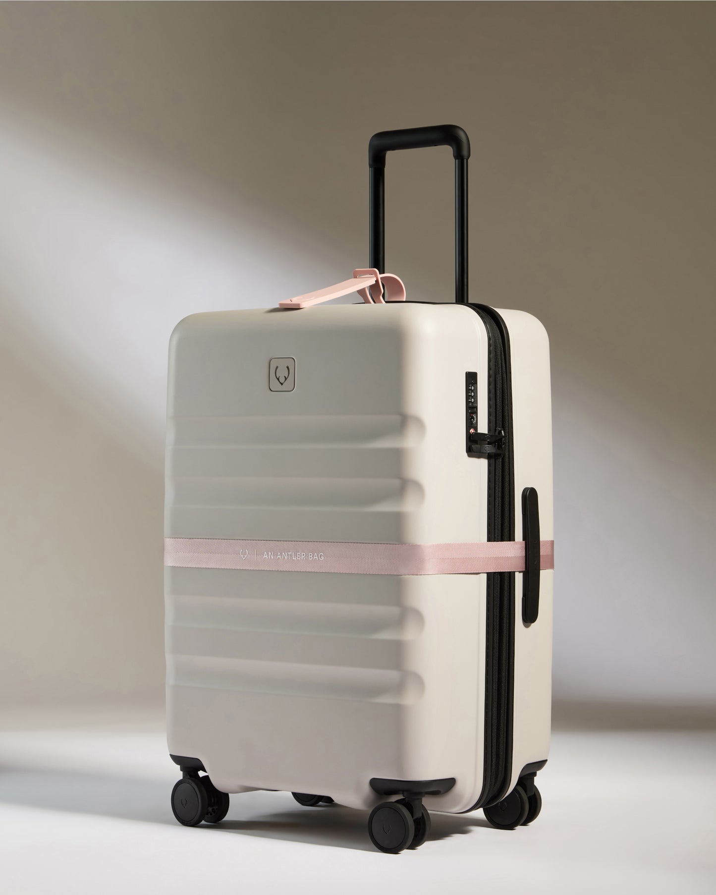 Luggage Tag in Moorland Pink