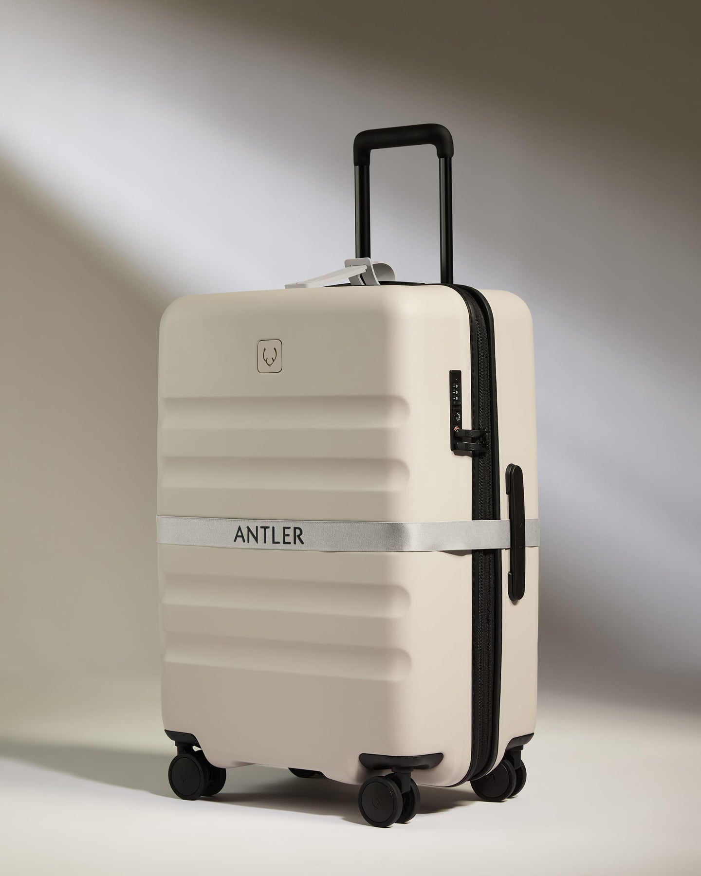 Luggage Tag in Taupe
