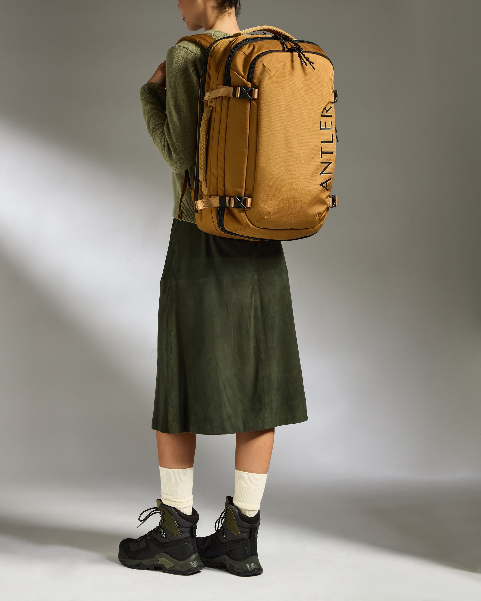 backpack mustard hiking Discovery 45L Backpack in Mustard Yellow – Antler USA