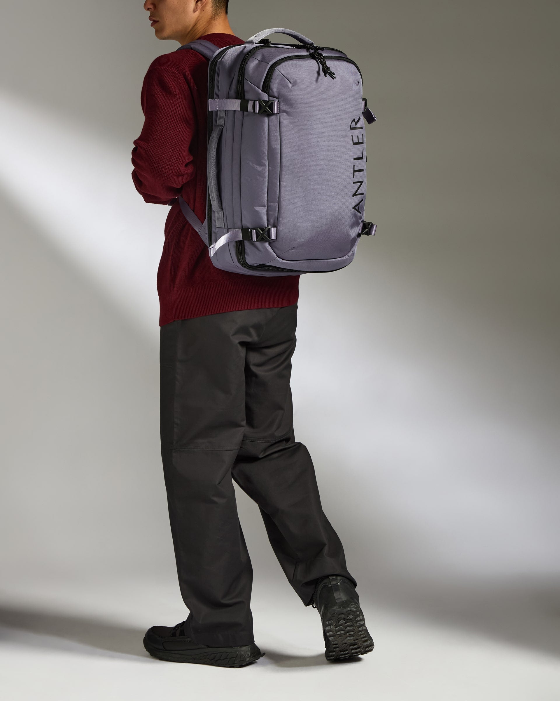 45 l backpack travel Antler Discovery 45L a zippered partition system creates optional front and rear sections for better organization Peak Design Travel Backpack 45L