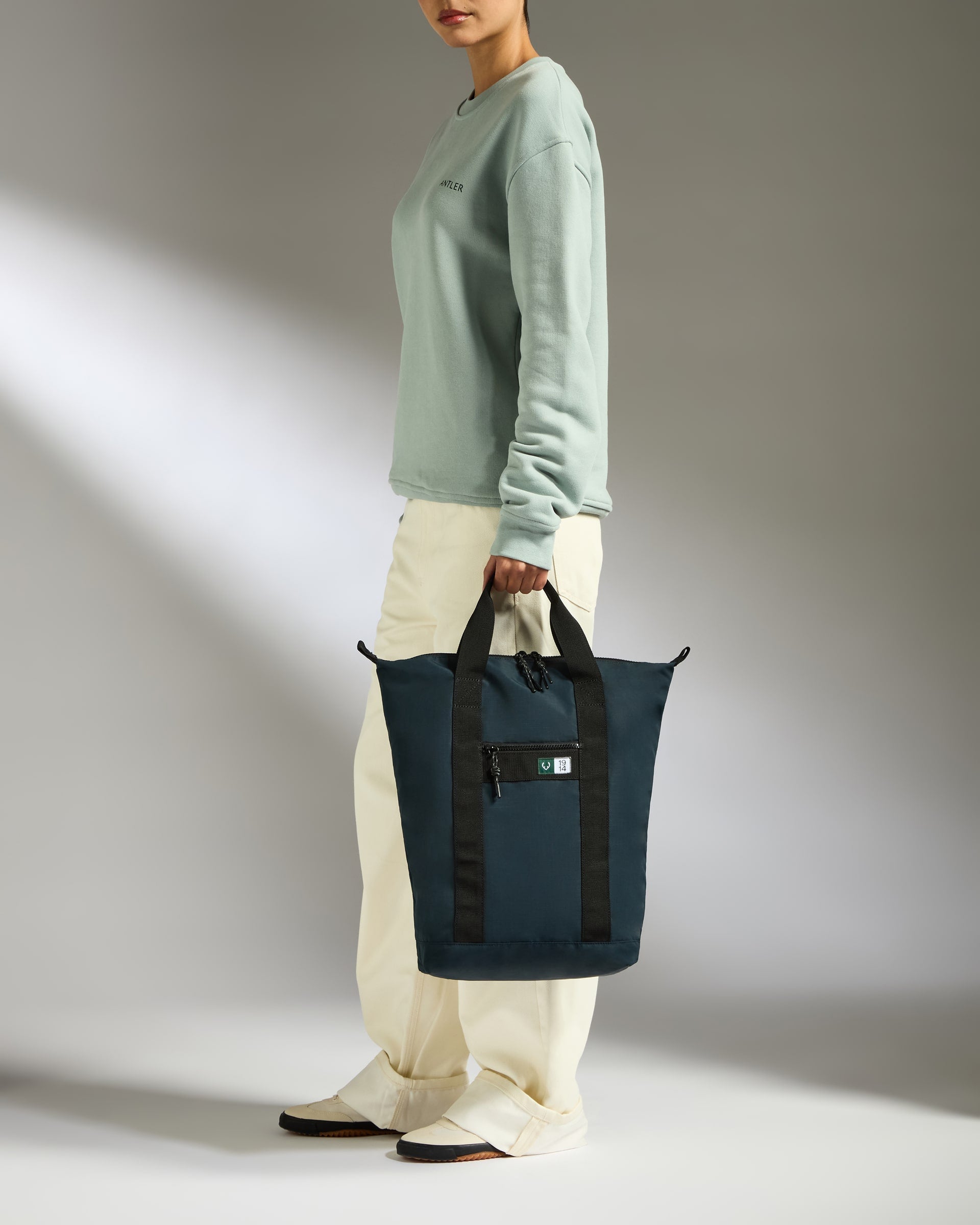 Antler Essential 2-in-1 Tote Backpack In Navy Antler Essential 2-in-1 Tote Backpack In Navy