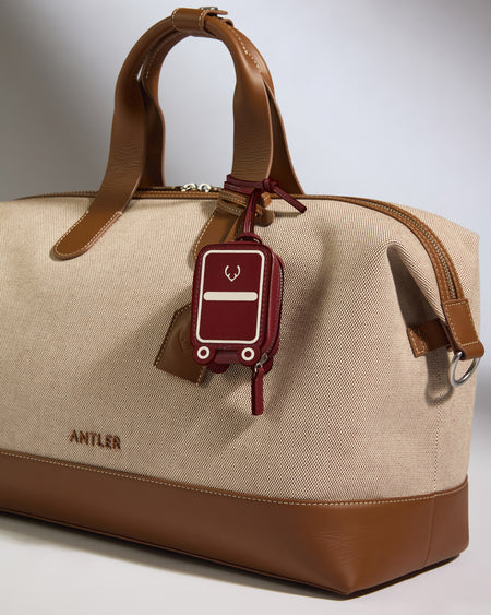 Heritage Leather AirPods Case in Cedar Red