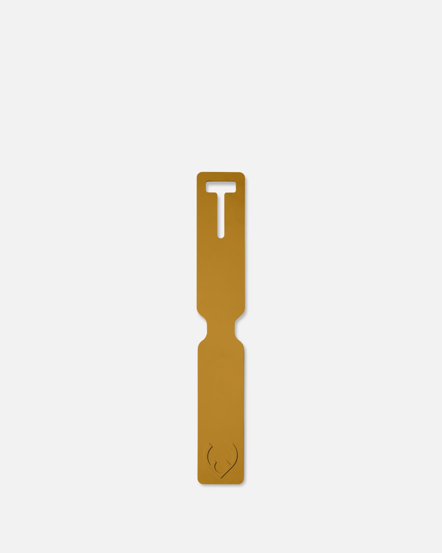 Luggage Tag in Mustard Yellow