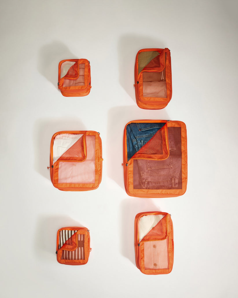 Packing Cubes Set of 6 in Coral - Travel Accessories – Antler USA