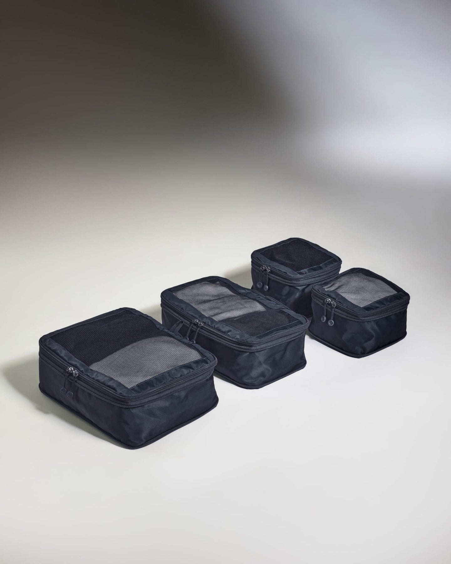 Compression Packing Cubes in Navy Blue - Set of 4