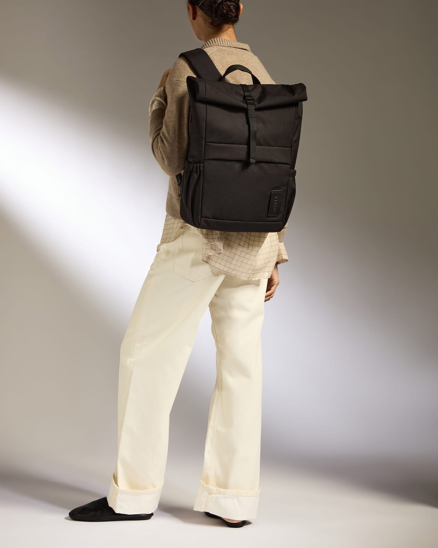 Urban Core Rolltop Backpack in Black