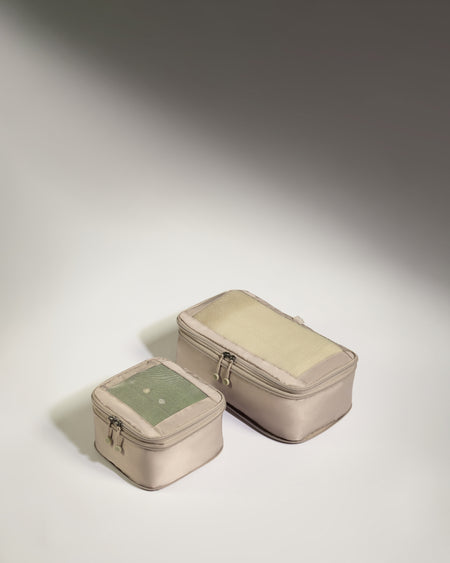 Packing Cubes in Taupe - Set of 2