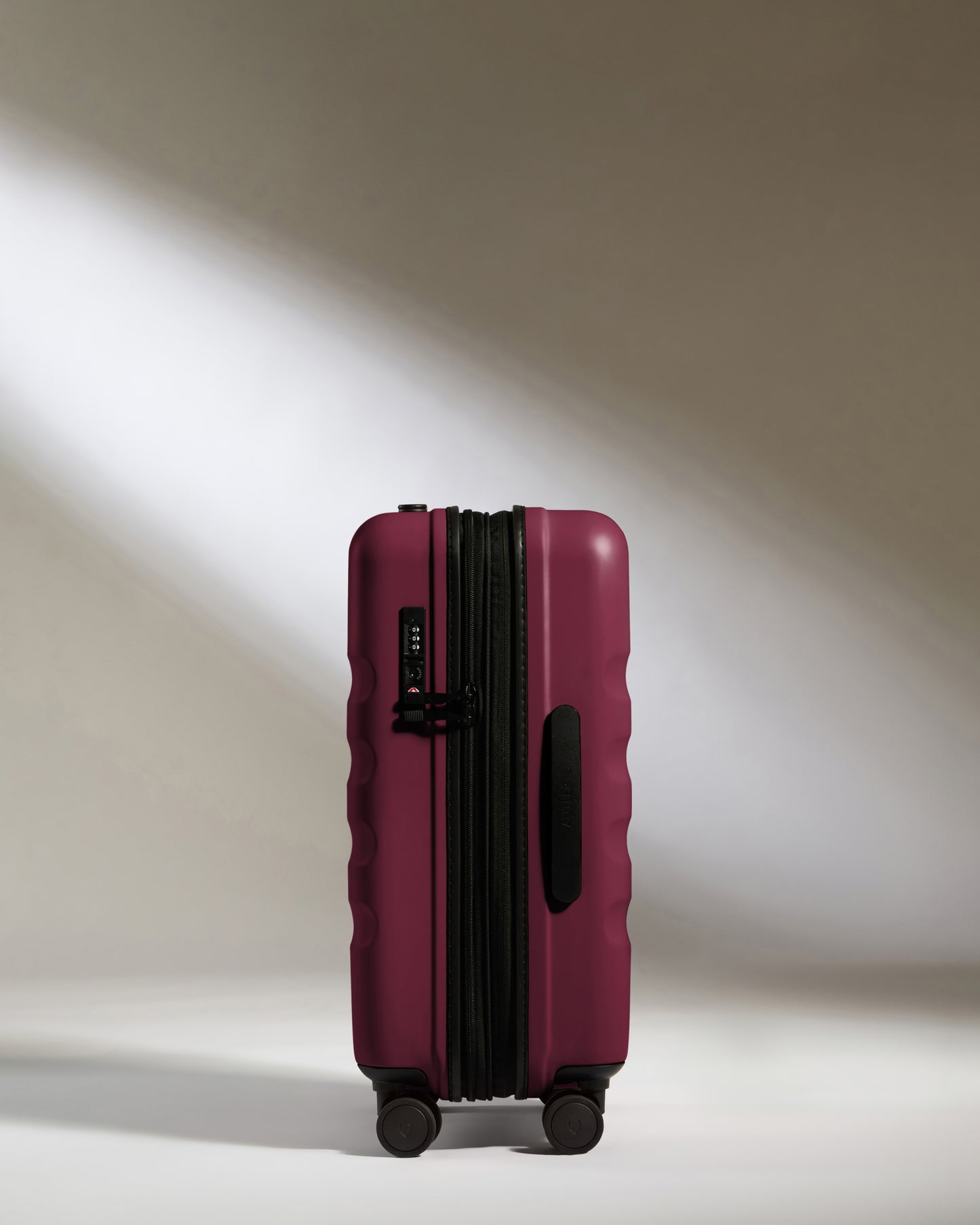 Icon Stripe Carry-On with Expander in Heather Purple