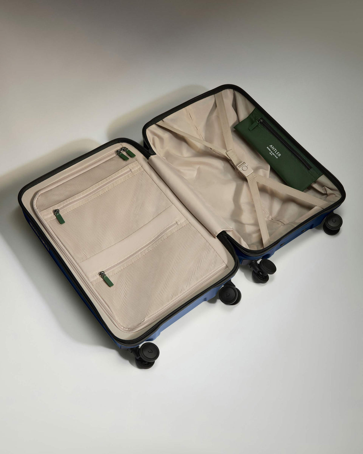 Large Carry-on Luggage in Ocean Blue - Icon Stripe