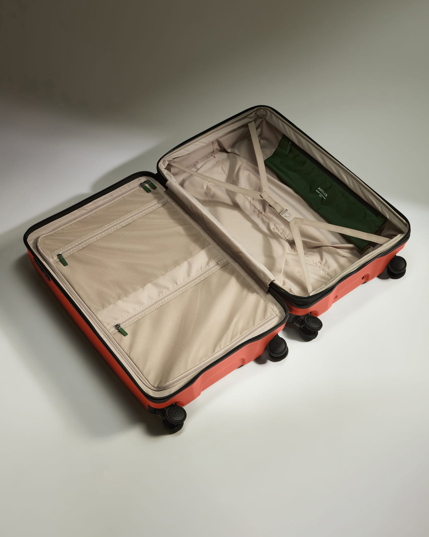 Large Luggage in Buckthorn Red - Icon Stripe
