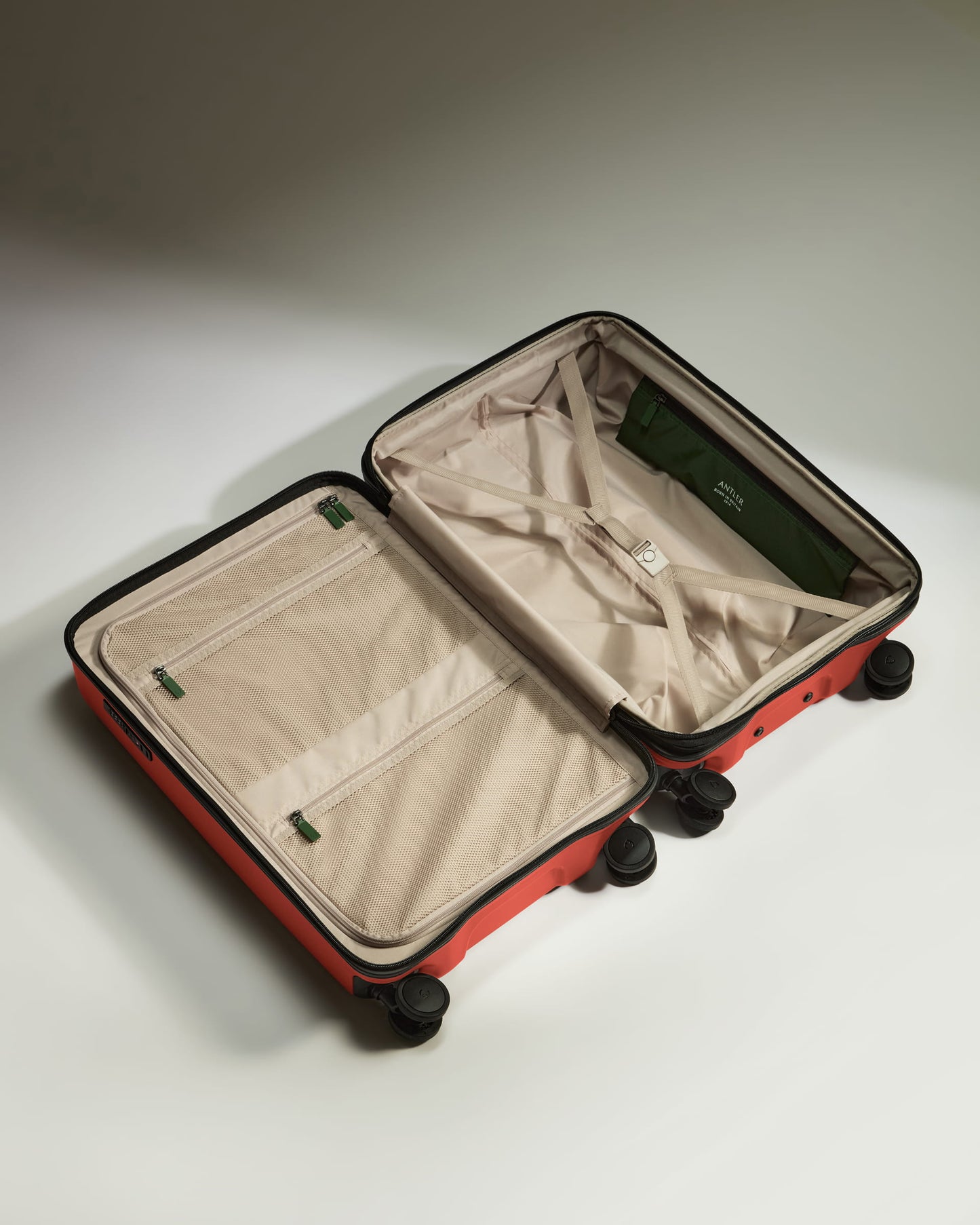 Medium Luggage in Buckthorn Red - Icon Stripe