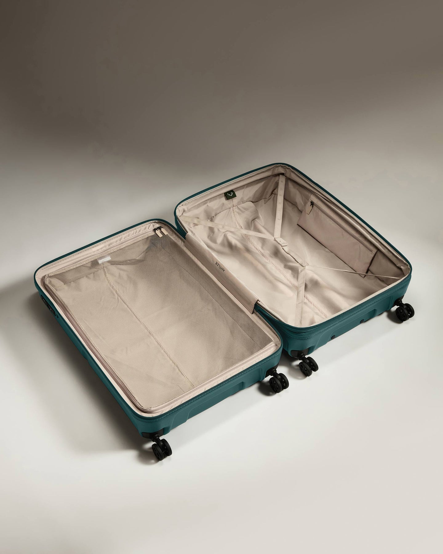 Large Luggage in Marsh Blue - Single Stripe