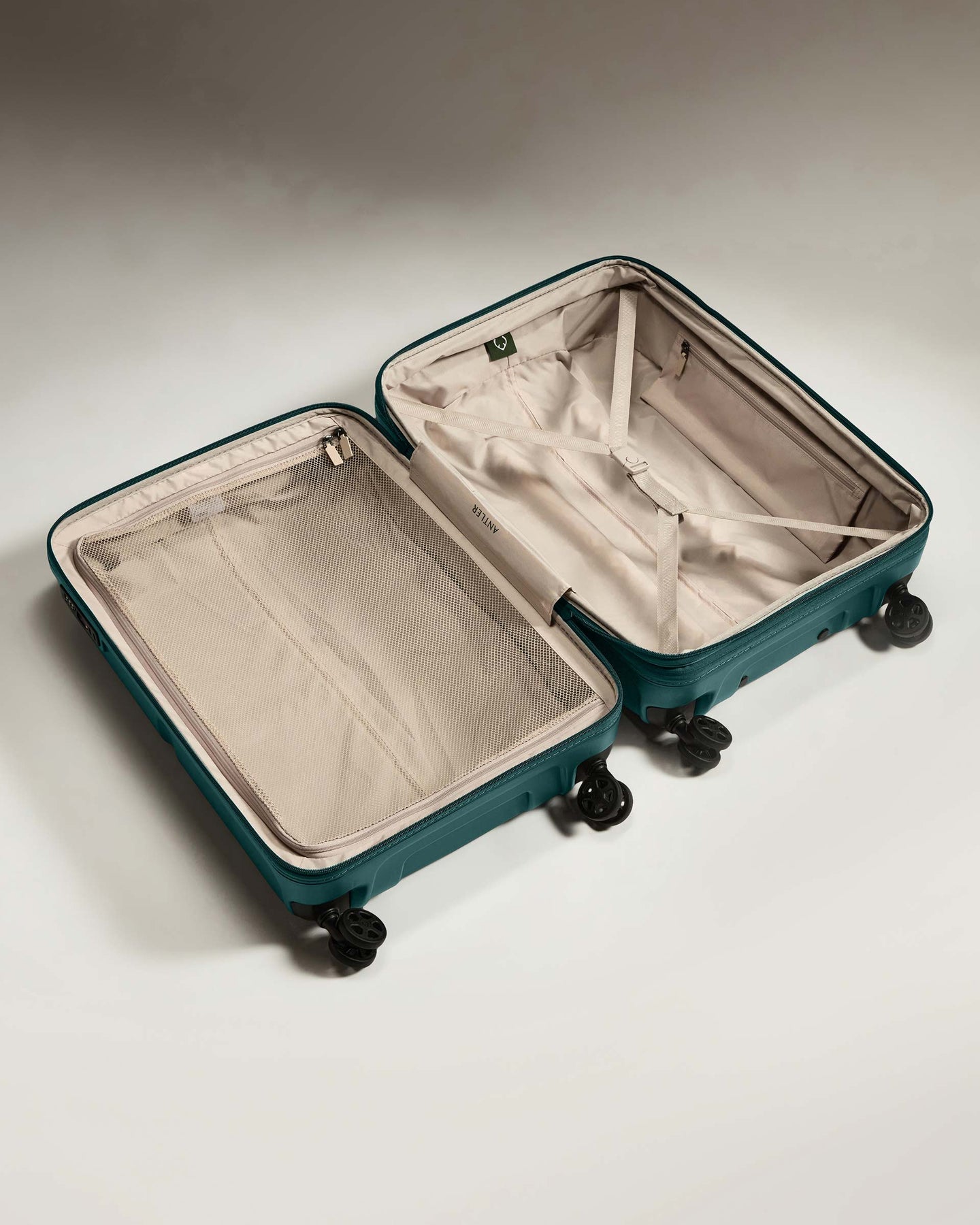 Medium Luggage in Marsh Blue - Single Stripe