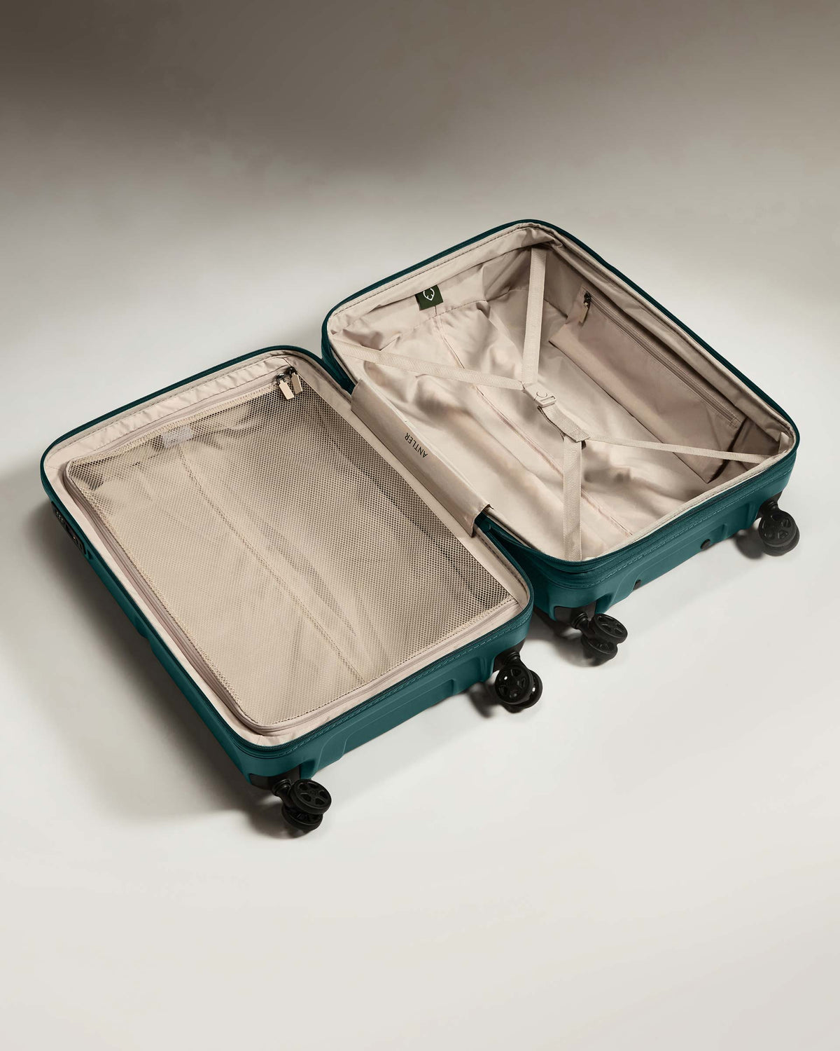 Medium Luggage in Marsh Blue - Single Stripe