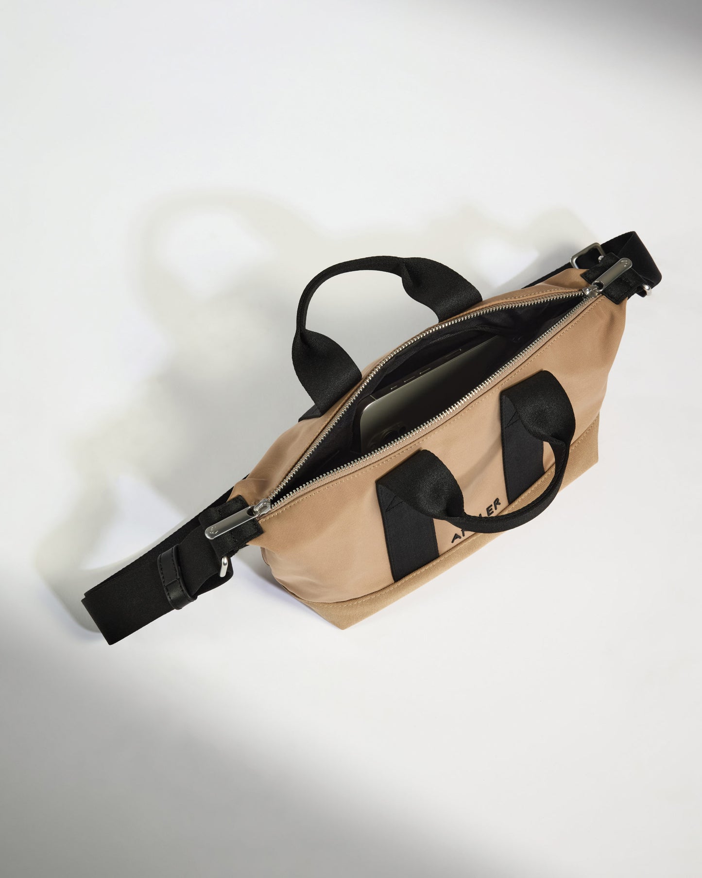 Icon Mini Crossbody Bag in Sand