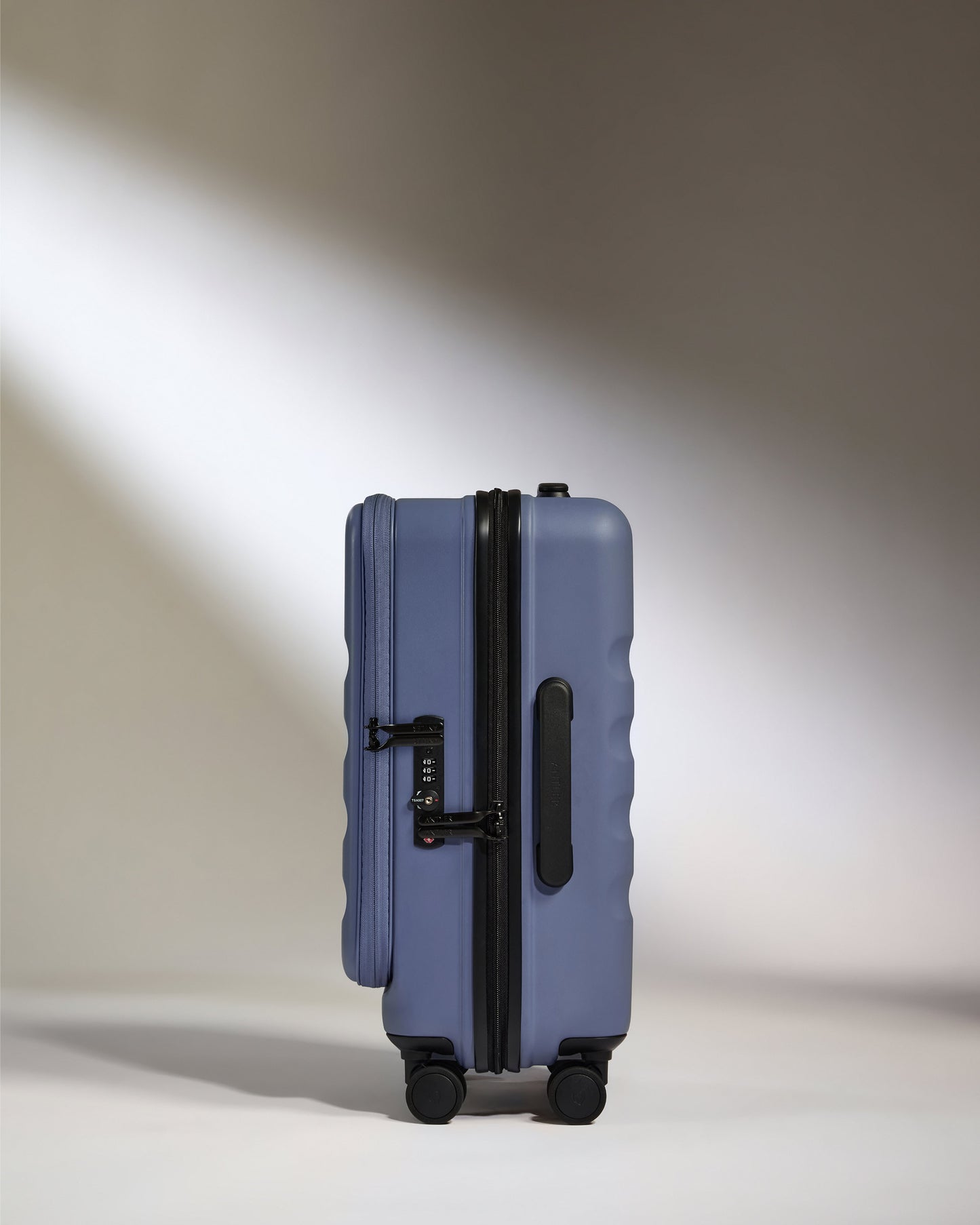 Dual Opening Carry-On Luggage in Ocean Blue - Icon Stripe