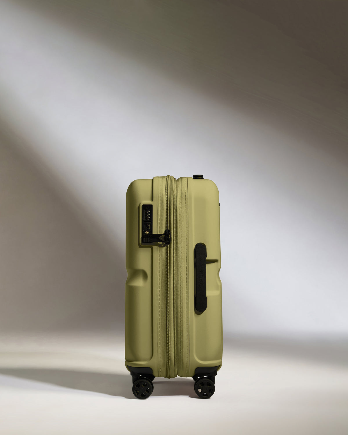 Expandable Carry-on Luggage in Reed Green - Single Stripe