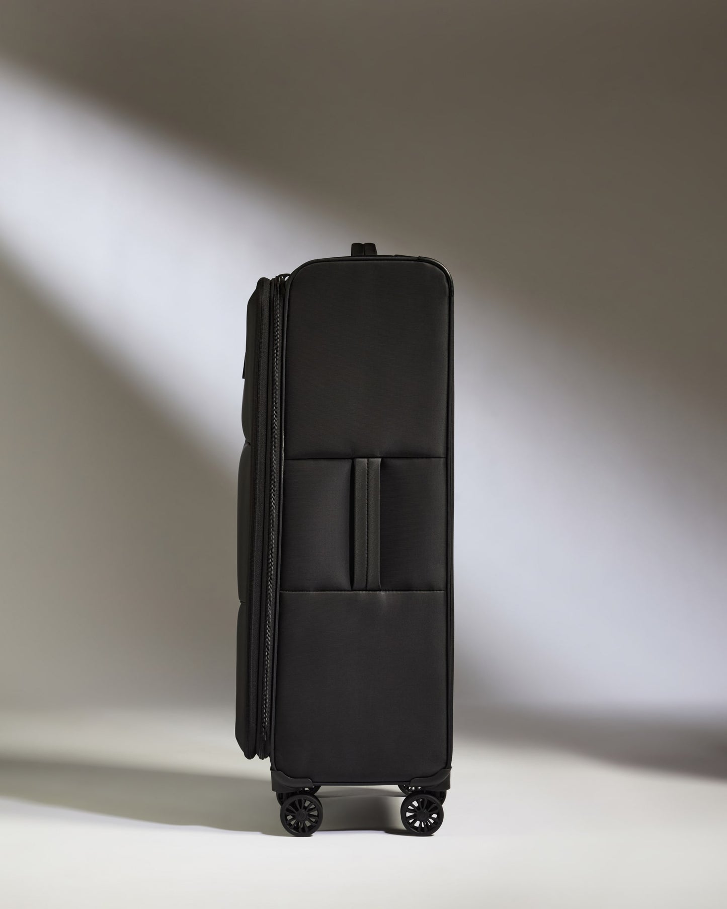 Lightest Large Luggage in Black - Soft Stripe 2.0